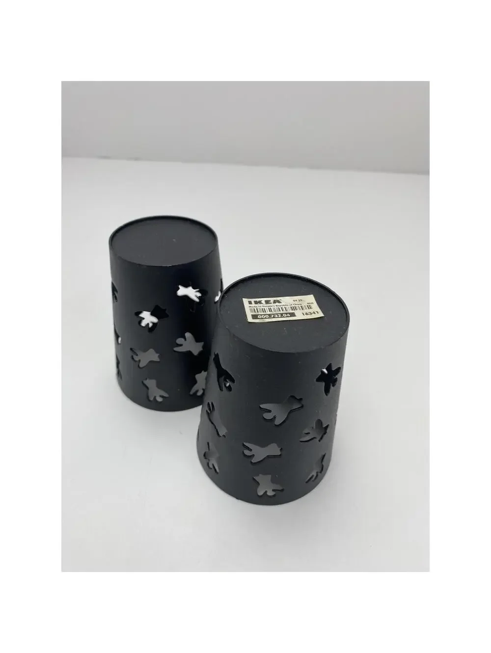 Tea Light Candle Holders 2pc Set Angel Design Metal Decorative Home Accent